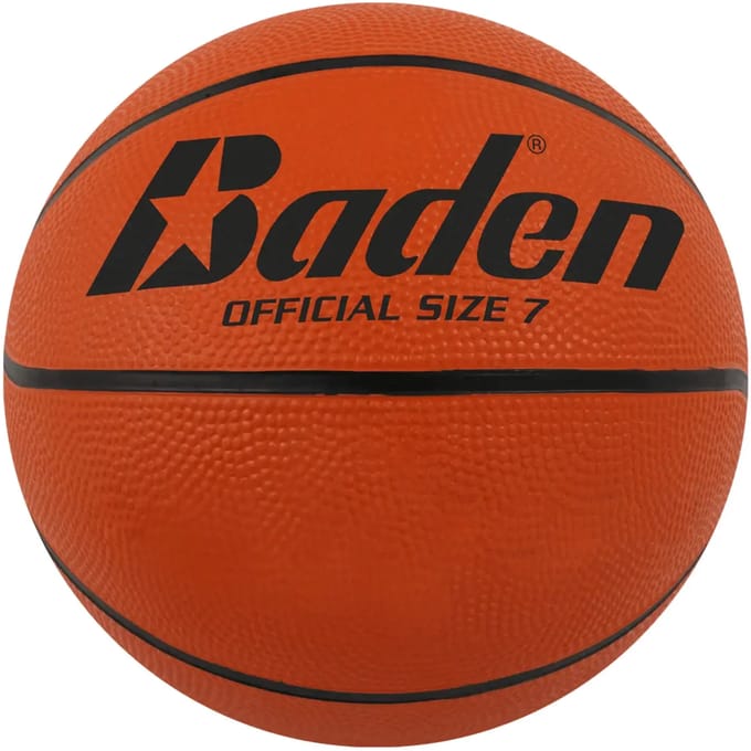 Baden Rubber Basic (Size 5) Basketbal Kinderen - Oranje | Maat: 5