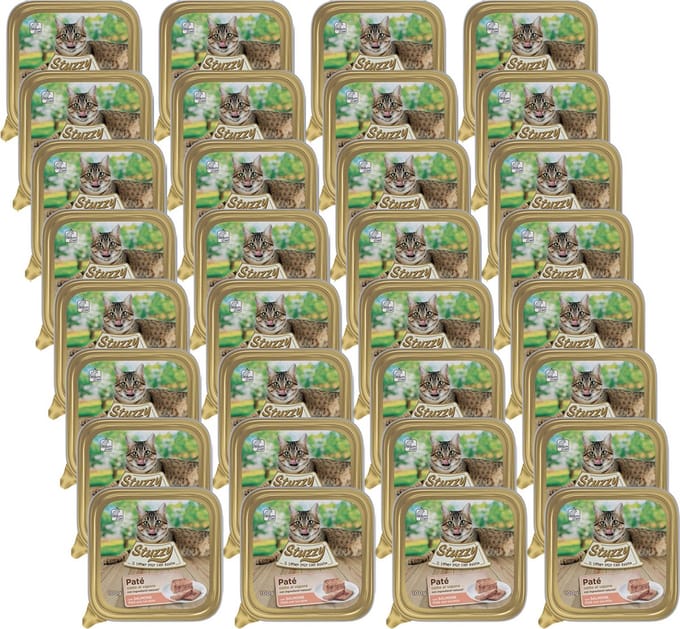 32x Stuzzy Kattenvoer Paté Zalm 100 gr