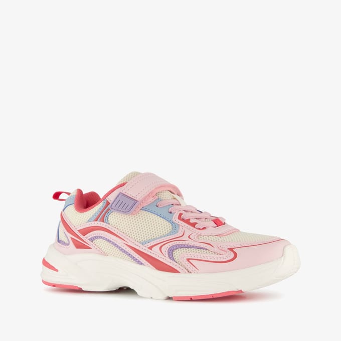 Blue Box meisjes sneakers roze rood - Maat 35 - Uitneembare zool