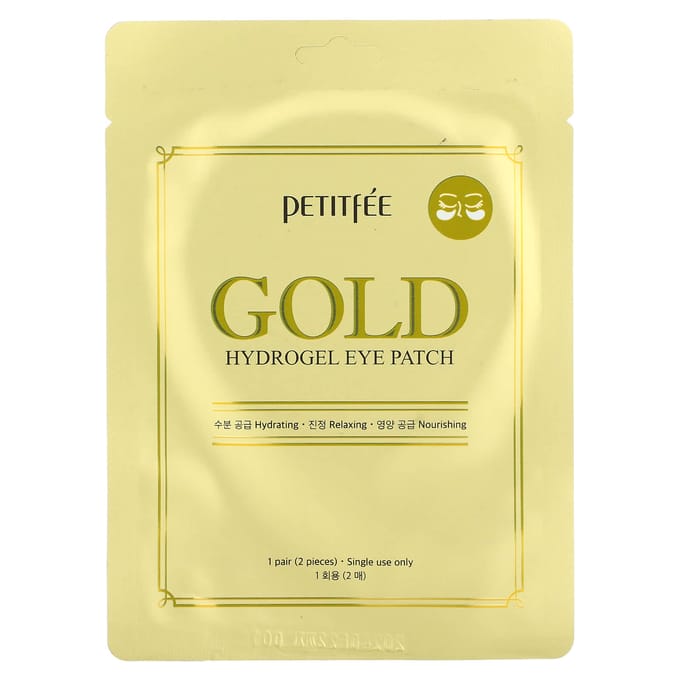 Petitfee Gold Hydrogel Eye Patch 2 pièces - Patchs Hydrogel