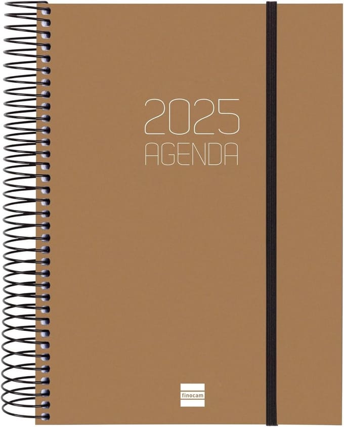 Agenda 2025 Dagplanner Spiraalbinding A5 Formaat - 12 Maanden