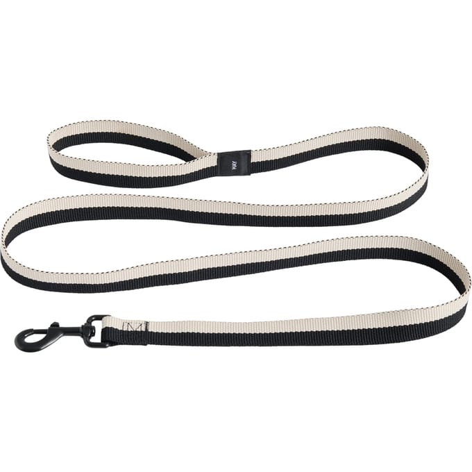 HAY Dogs Flat hondenriem - black/white