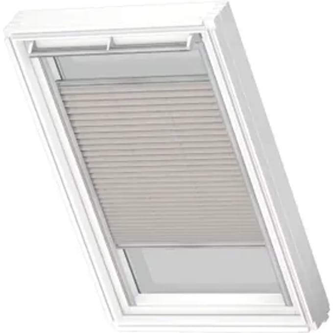 Velux Manueel Lichtdoorlatend Plisségordijn Fhl Uk08 1284s Grijs