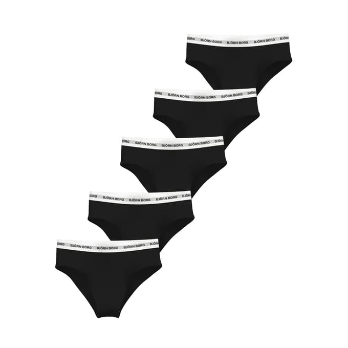 Dames hoge taille slip Björn Borg Logo (x5)