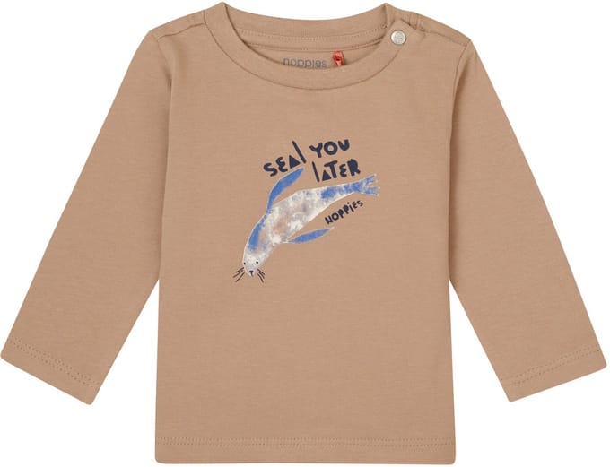 Noppies Tee Grinestar long sleeve Jongens T-shirt - Maat 62