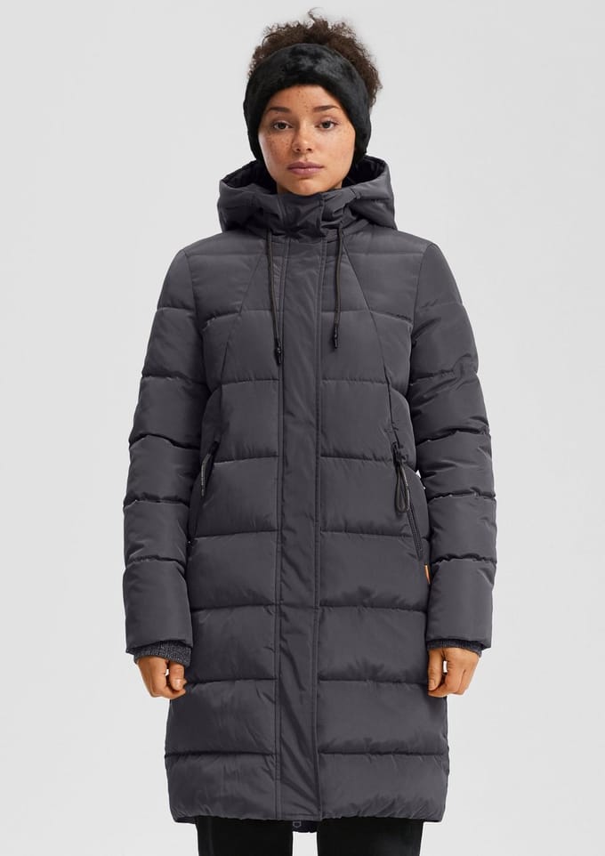 Q/S designed by - Dames jas - Maat S - Vrouwen - GRIJS - vulling