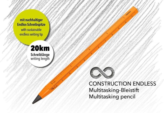 CONSTRUCTIE POTLOOD |Nooit meer slijpen| Punt onbreekbaar