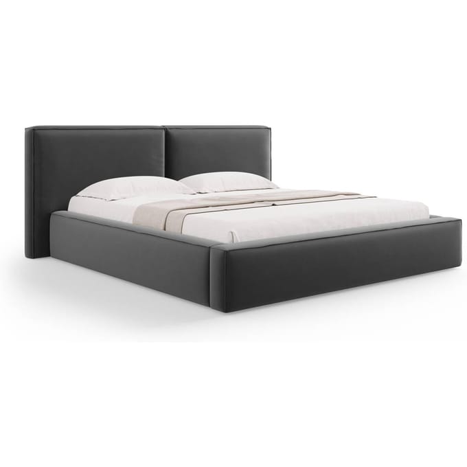 Bedframe Jodie met opbergruimte velvet 180 x 200 cm | Micadoni