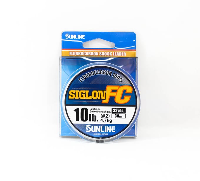 Sunline Fluorocarbon Leader Siglon FC 100% 30m 10lb Diameter 0.265mm (8180) schoon