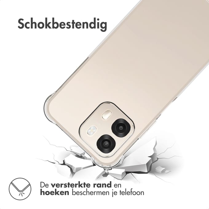 imoshion Hoesje - Geschikt voor Oppo A6 Pro (5G) - Shockproof Case - Transparant