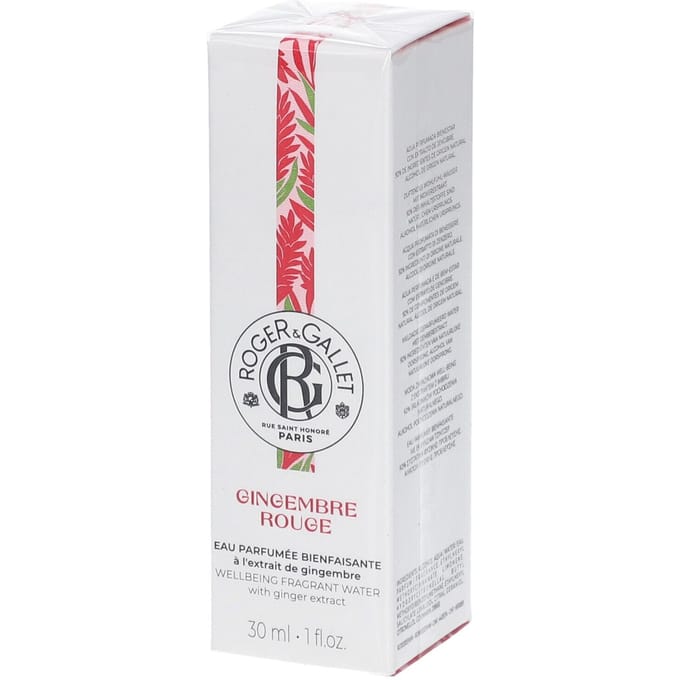 Roger & Gallet Gingembre Rouge Fragrant Wellbeing Water 30 Doseerspray