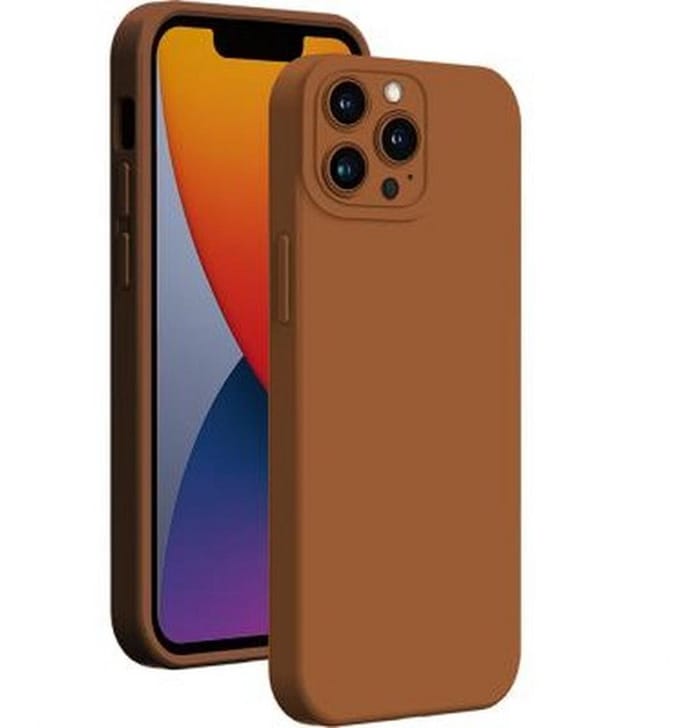Bigben Connected, Hoesje geschikt voor iPhone 14 Plus - Siliconen Full Protect, Taupe