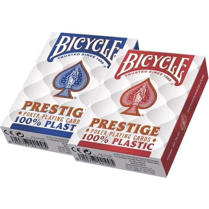 Bicycle Prestige plastic pokerkaarten - 1 pakje