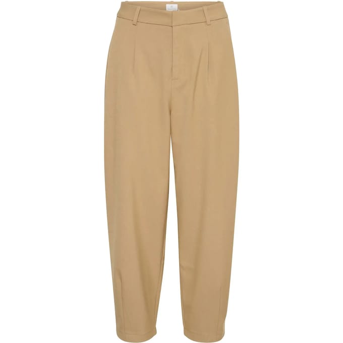 Pants Suiting Regular fit Petrified Oak beige