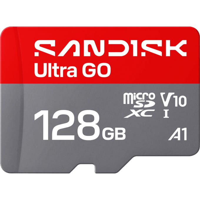 microSDXC SanDisk Ultra GO Android A1 Geheugenkaart, 128Gb, Klasse 10 / UHS-1 U1 SDSQUGN-128G-GN6MN