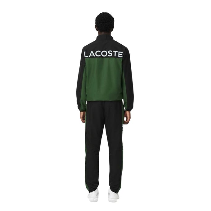 Lacoste Heren Bedrukt Tennis Trainingspak Set (Groen)