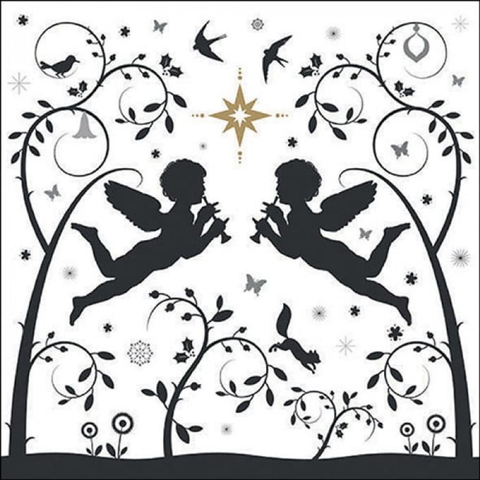 Lunch Servetten Flying angels - Ambiente - 33x33 cm