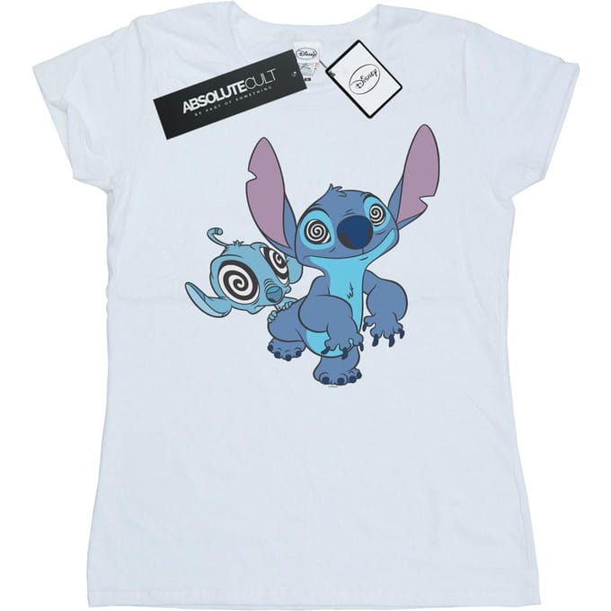 Disney Dames/Dames Lilo And Stitch Hypnotized Katoenen T-Shirt (Wit)