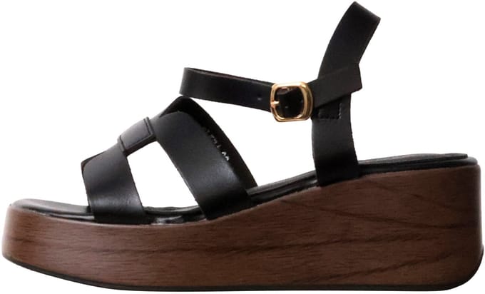 Hoge sandalen met riempjes van R and BE