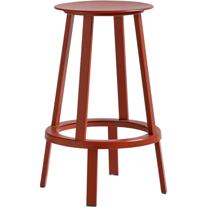 HAY - Revolver Stool barkruk - rood - Hoogte 65 cm