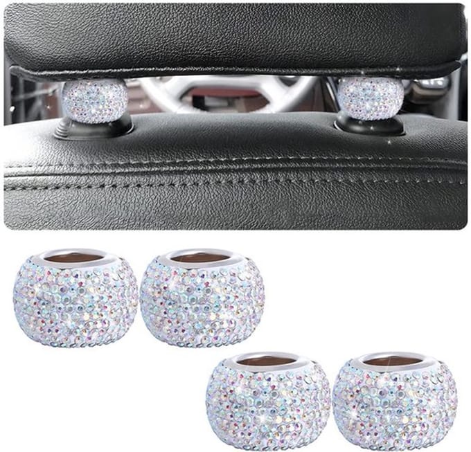 Allecto - Autostoel Hoofdsteun Decoratie - Bling Accesoires
