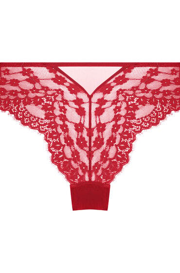 Hunkemöller Dames Lingerie Brazilian Daisy - Rood - maat M