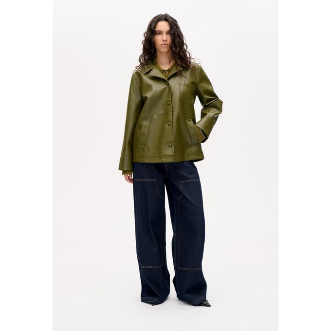 Baum und Pferdgarten Beah Jacket Ivy Green Taglia: 36 | Giacche di pelle Outlet | Donna | Verde