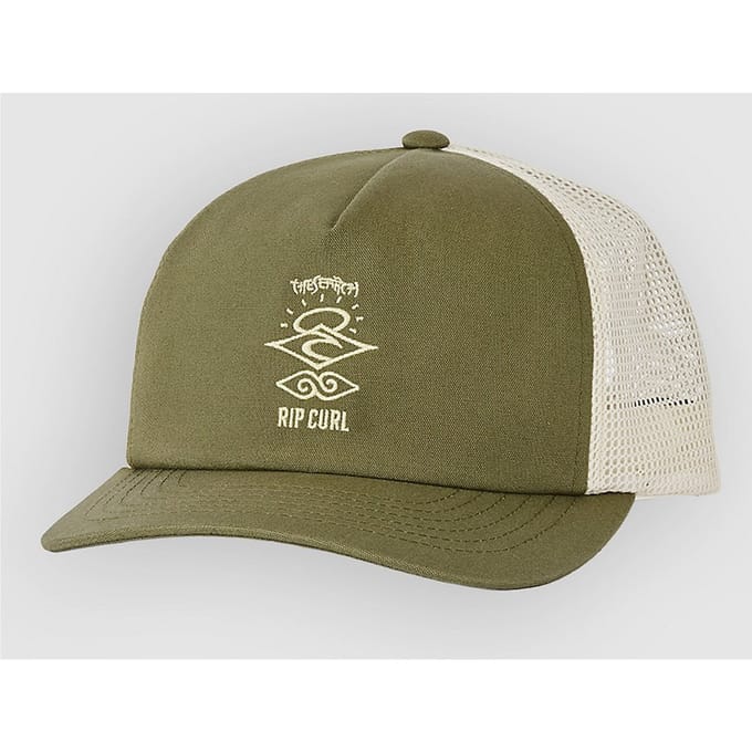 Rip Curl Search Icon Canvas Trucker - Dark Olive