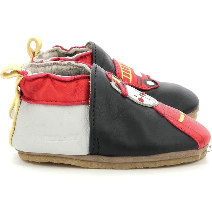 Slofjes voor babyjongens Robeez Fireman Crepe
