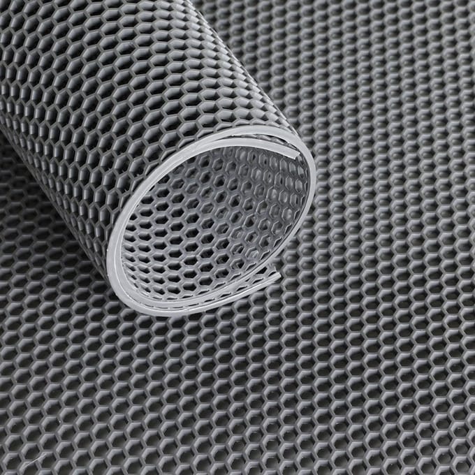 IVOL Ultra Grip Rastermat met Honingraatstructuur 120 cm Grijs - per strekkende meter