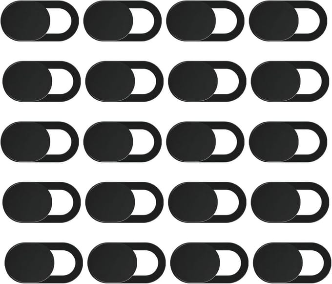 Solidchoice - Set van 20 Webcam Covers voor Privacy