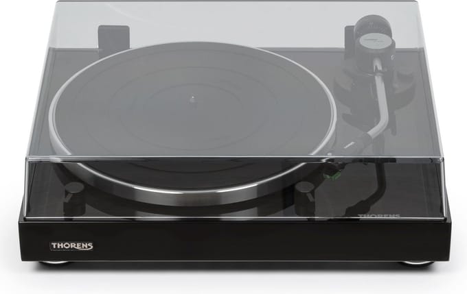 Thorens TD 204 zwart Platenspeler