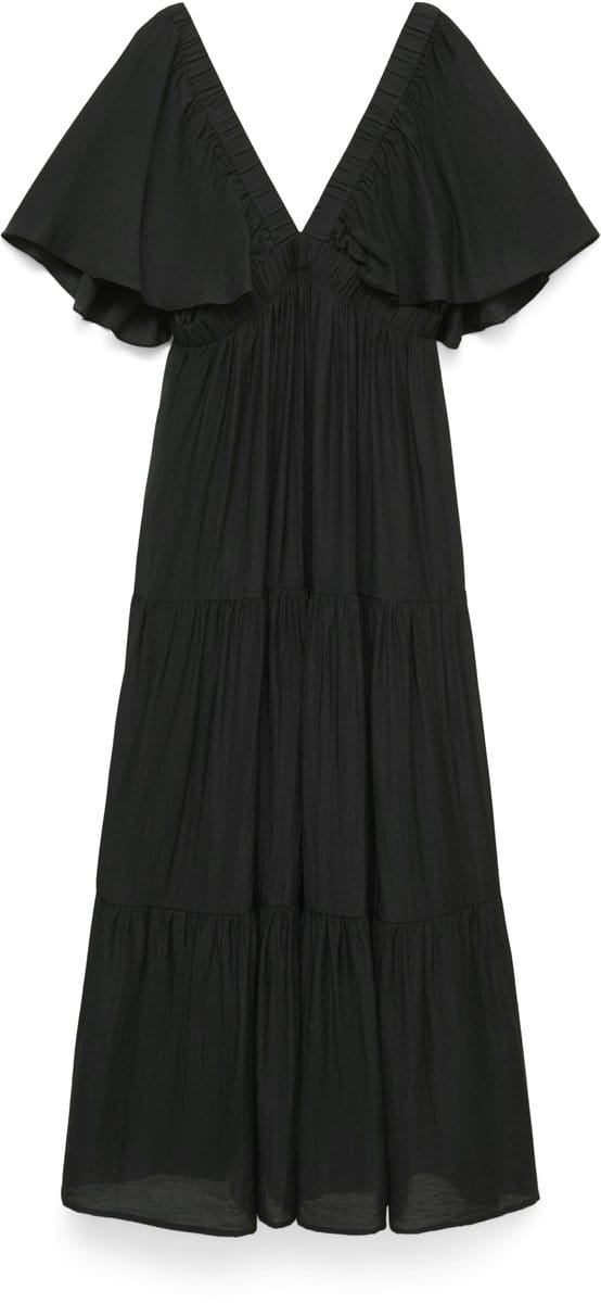 VERO MODA - VMVALENTINA SS ANKLE DRESS WVN EXP - Dames - Maxi jurken