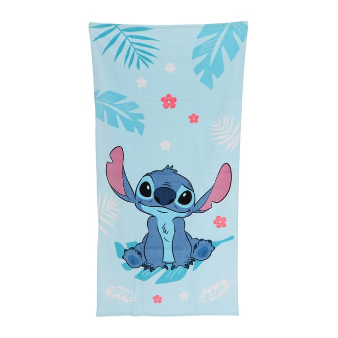 Disney Lilo & Stitch Strandlaken Blue - 70 x 140 cm - Katoen