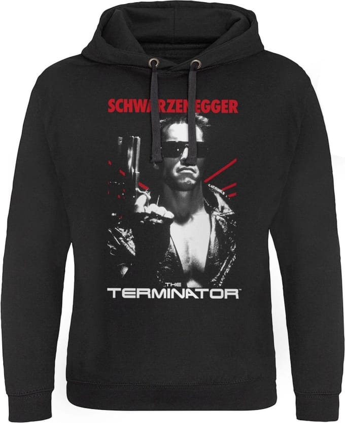 The Terminator Hoodie/trui -2XL- Poster Zwart