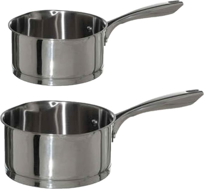 5Five - Steelpannen - Alle warmtebronnen - Set 2x - Dia 16 en 18 cm