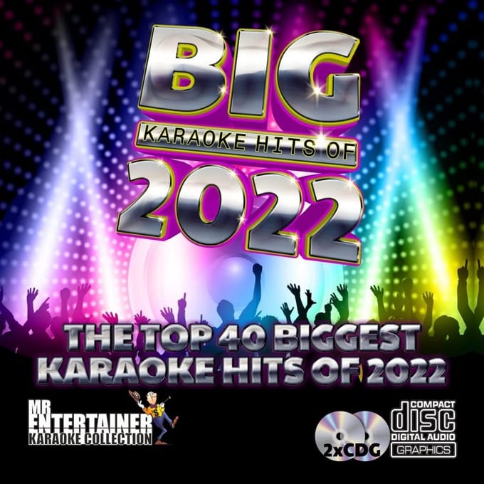 Top 40 Karaoke Hits CDG Disc Pakket 2022 - Grootste Nummers