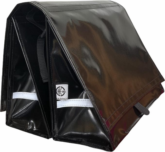 Du Baj  Budget L Black - Dubbele Fietstas - 45 l - Zwart