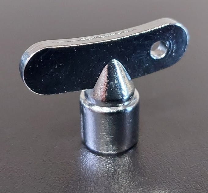 ✅ Buitenkraansleutel Sleutel voor de buitenkraan Sleutelbuitenkraan. 6x6mm