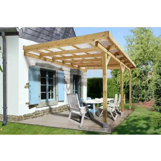 Weka Carport Aanbouw 671 Gr.4 427x279cm