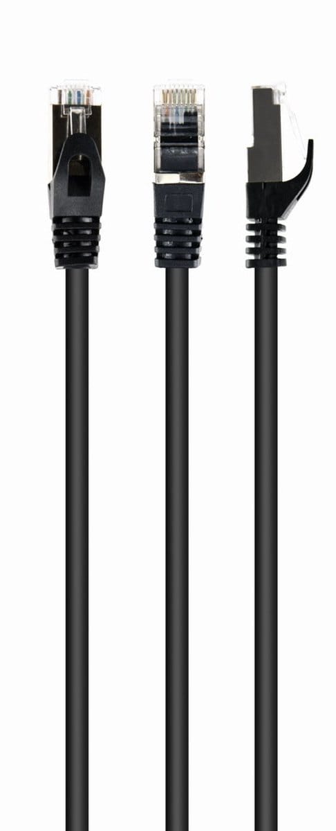 CablExpert PP6-3M/BK - Netwerkkabel, FTP Cat6, zwart