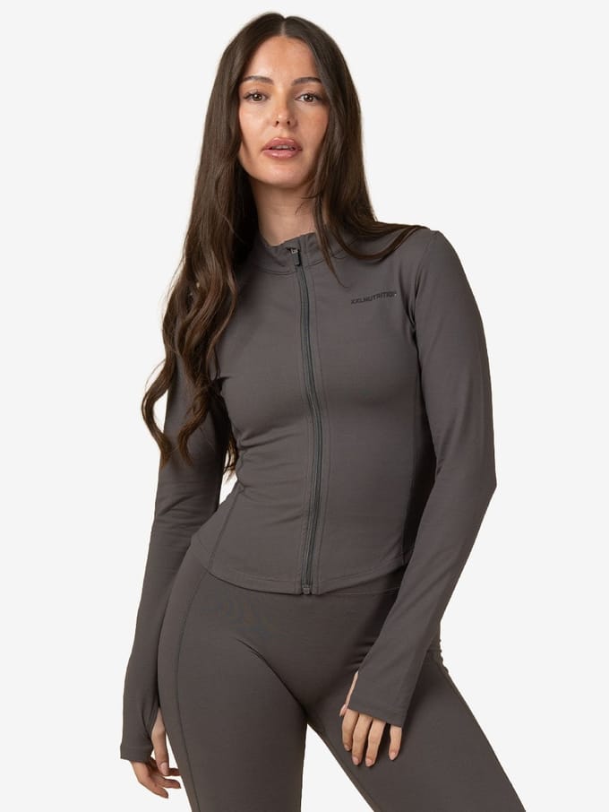 XXL Sportswear Soft Balance Jacket - Dark Grey Donker Grijs S