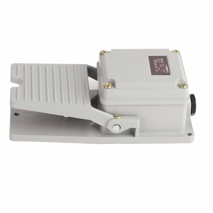 Pédale Momentanée Boîtier Aluminium Antidérapant Contacts Argent LT3 gray