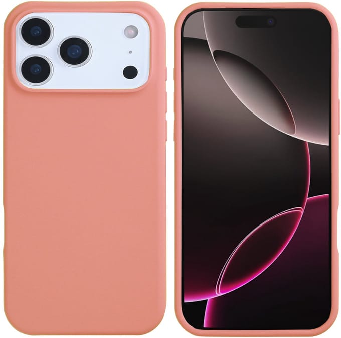 Rixus Soft TPU Phone Case With MagSafe For iPhone 17 Pro Max Pink