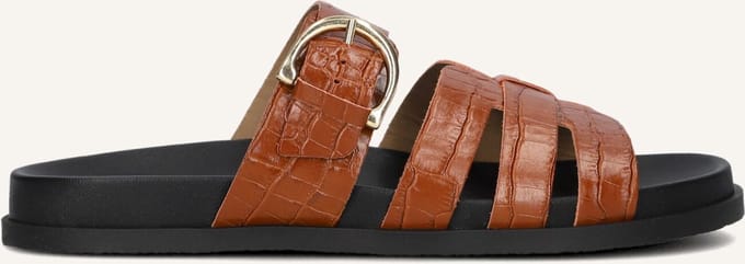 Notre-V 227105 Slippers - Dames - Cognac - Maat 41