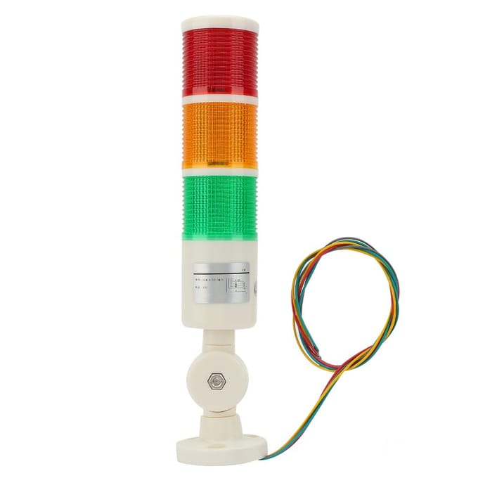 Rood GroenOranje CNC Machine Waarschuwing LED Indicator Signaallamp 24VDC