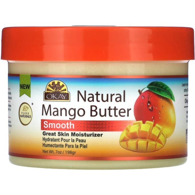 Beurre de Mangue Naturel, Lisse, 198G(7 oz) beige