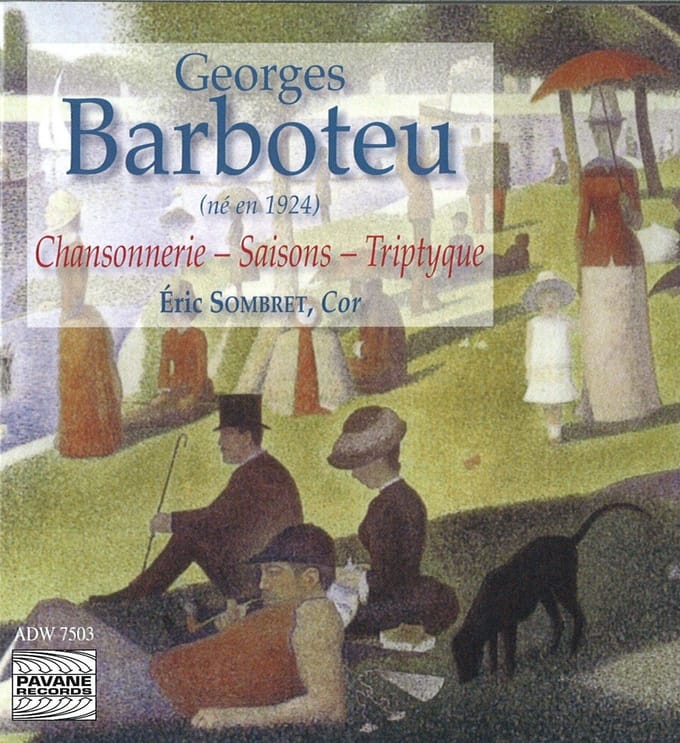 Eric Sombret - Hommage Á Georges Barboteu : Chansonnerie - Saisons - Triptyque (CD)