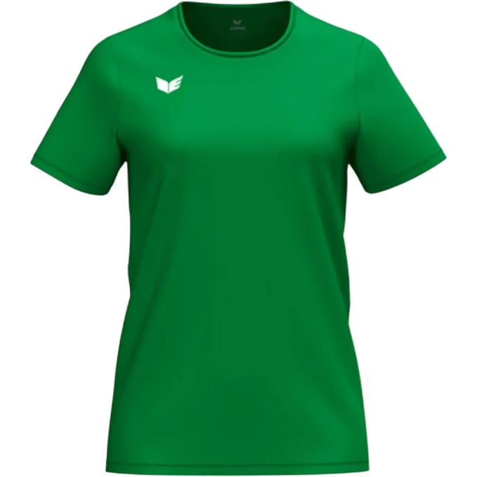 Erima Intro Functioneel T-Shirt Dames - Smaragd | Maat: 40