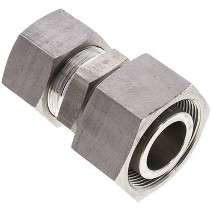 30S & 38S RVS Rechte Snijringkoppeling Draaidoorvoer 315bar ISO 8434-1